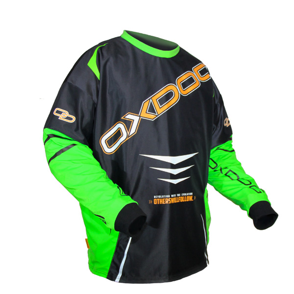 OXDOG GATE GOALIE SHIRT senior black/green