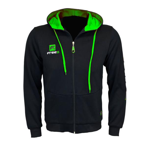 FREEZ VICTORY ZIP HOOD black/green junior