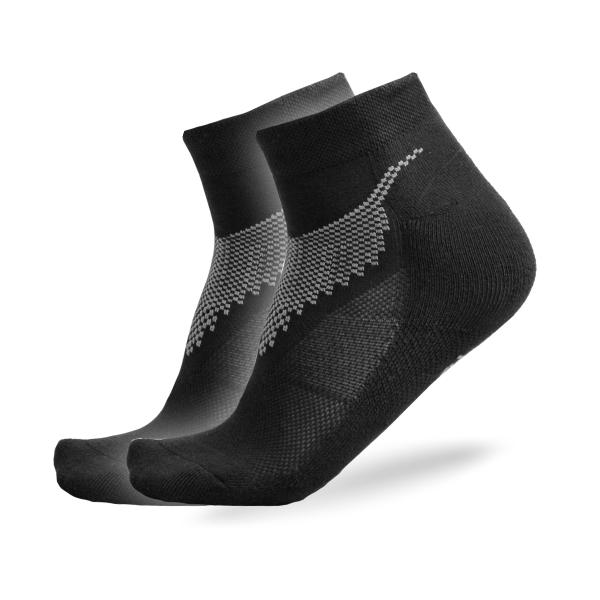 Sportovní ponožky FREEZ ANCLE SOCKS 2-pack black