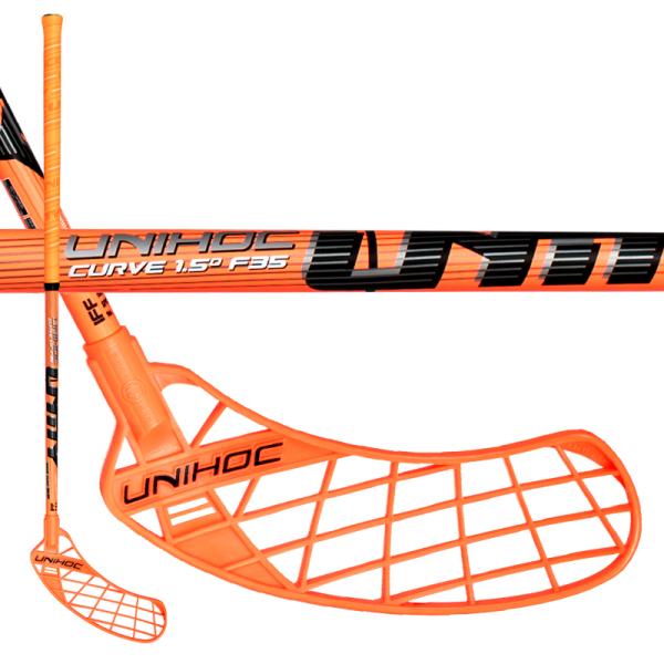 UNIHOC UNITY CURVE 1.5o 35 neon orange 92cm R-17