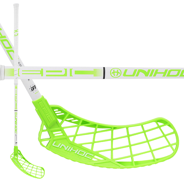 UNIHOC EPIC Composite 29 white/green 100cm R