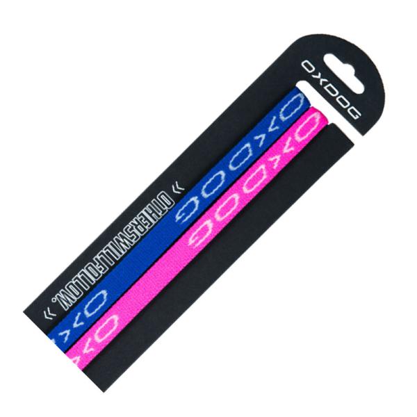 OXDOG SLIM HAIRBAND pink + blue 2PACK